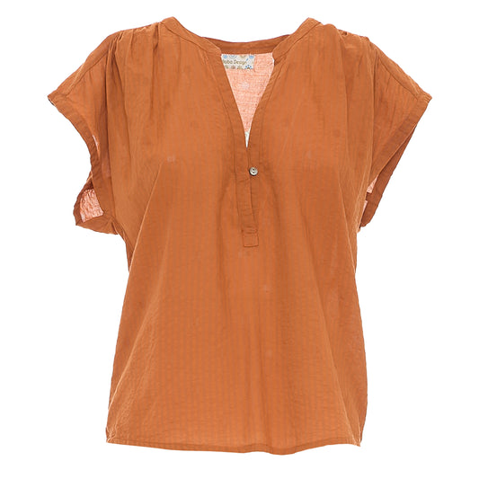 BABA DESIGN Blusa  NATURAL SHINE Ruggine
