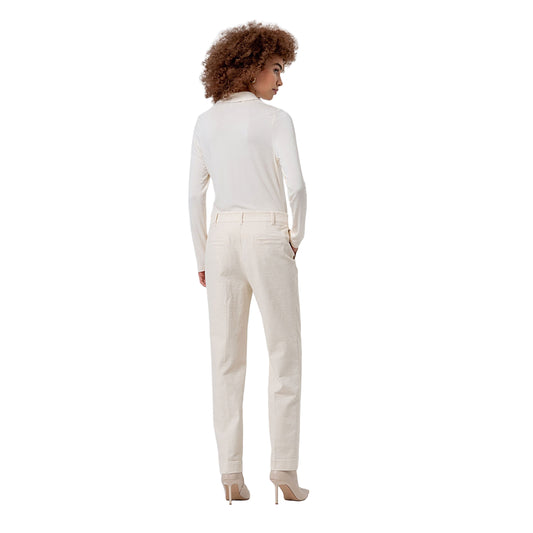 SURKANA Pantalone Chino in Velluto a Coste Crudo-SURKANA-VIALESCARPE