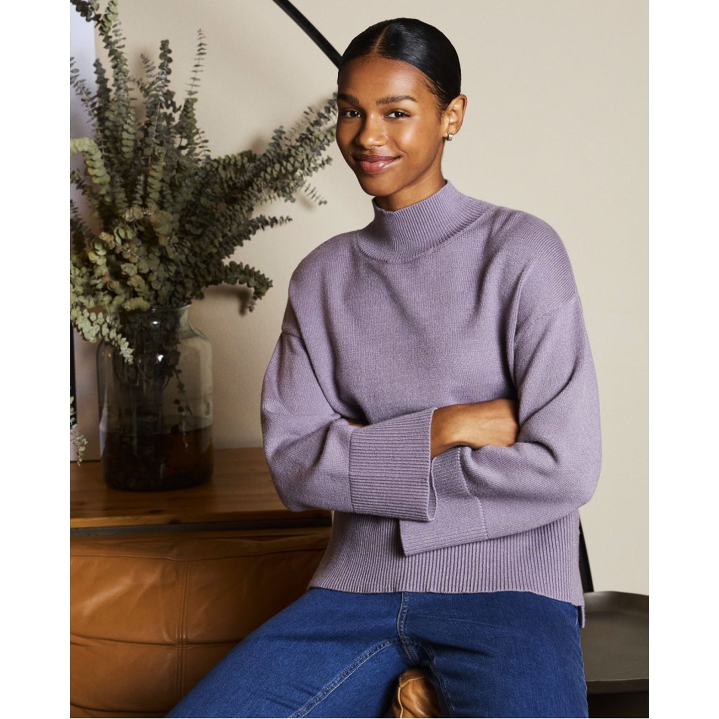 SURKANA - Maglione a collo alto e maniche ampie-SURKANA-VIALESCARPE