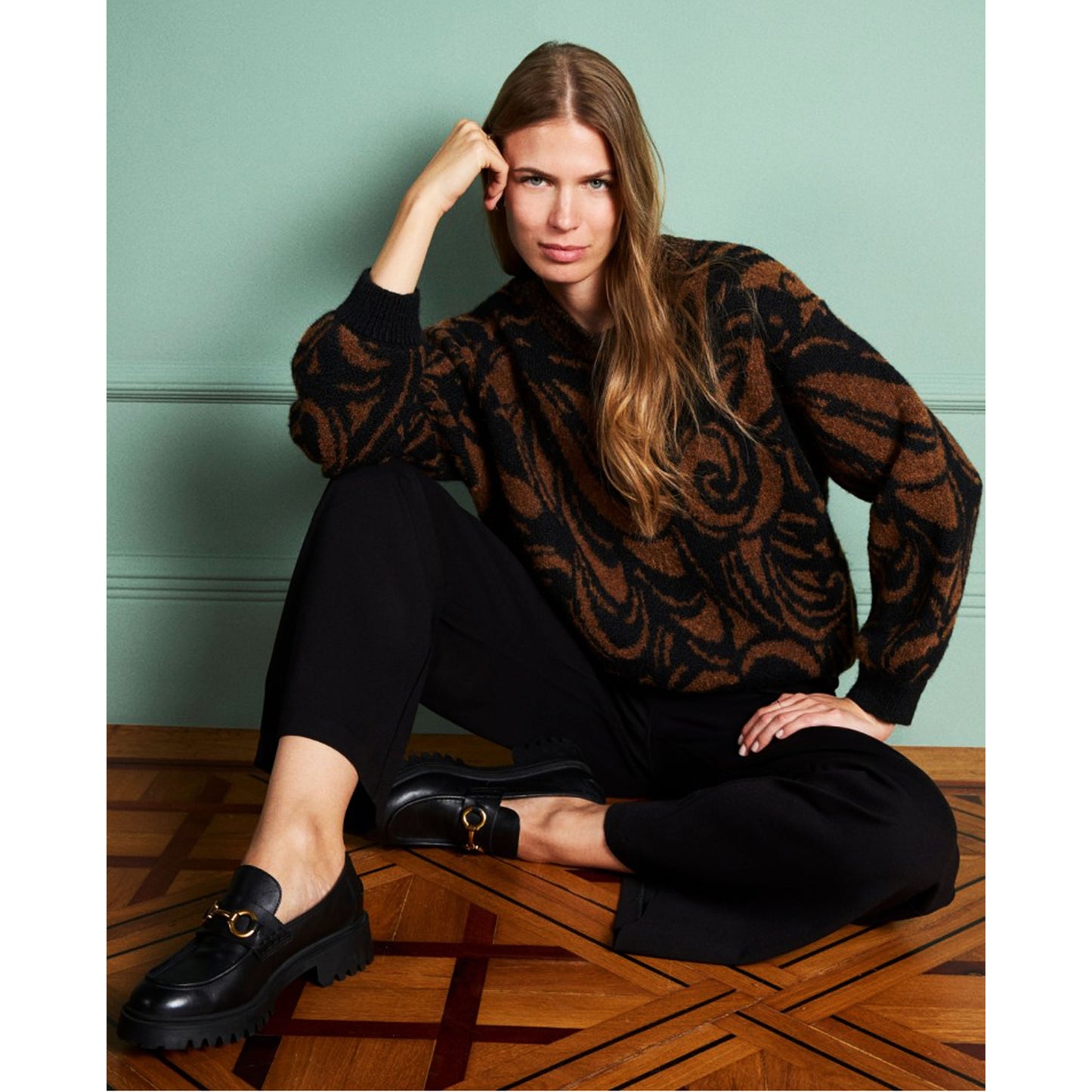 SURKANA - Maglione girocollo con maniche a sbuffo-SURKANA-VIALESCARPE