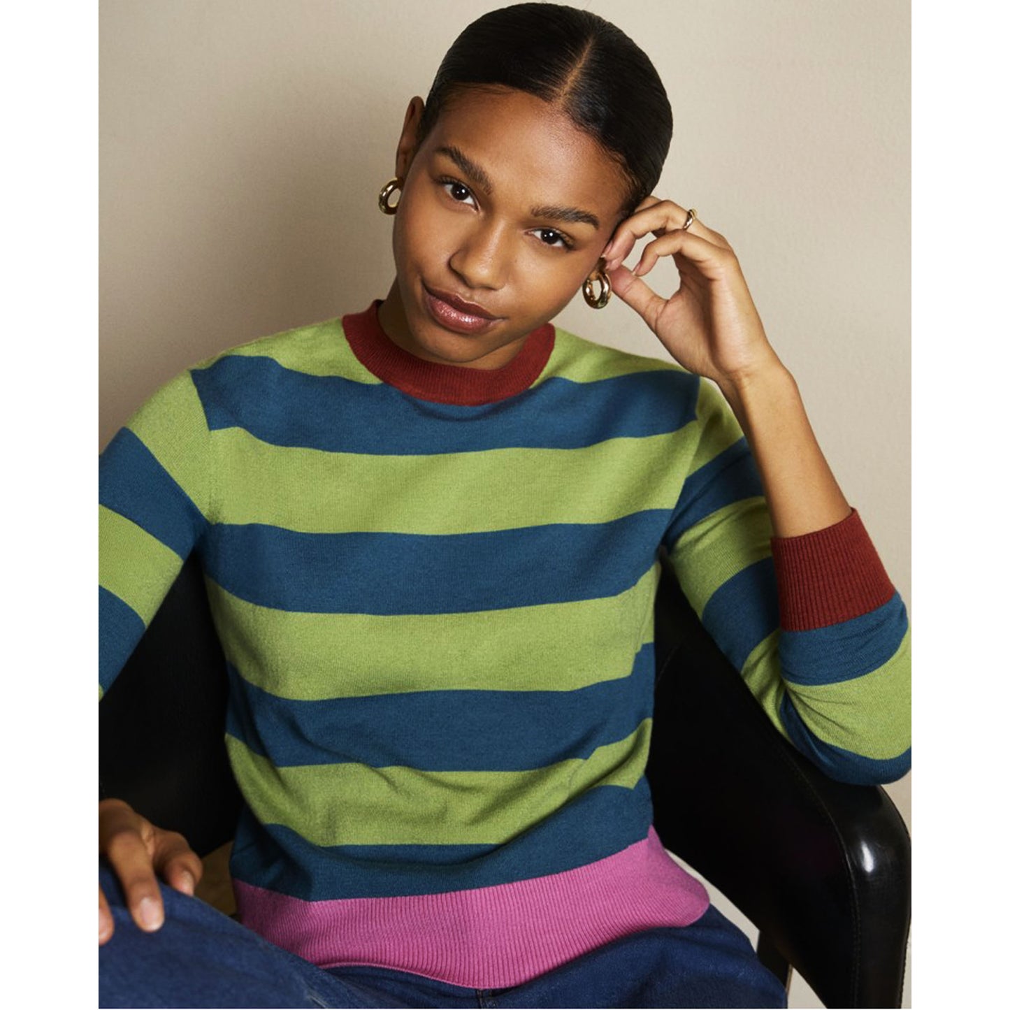 SURKANA - Maglia girocollo a righe-SURKANA-VIALESCARPE