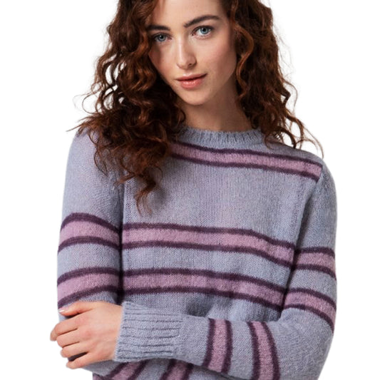 SURKANA - Maglione jacquard a righe-SURKANA-VIALESCARPE