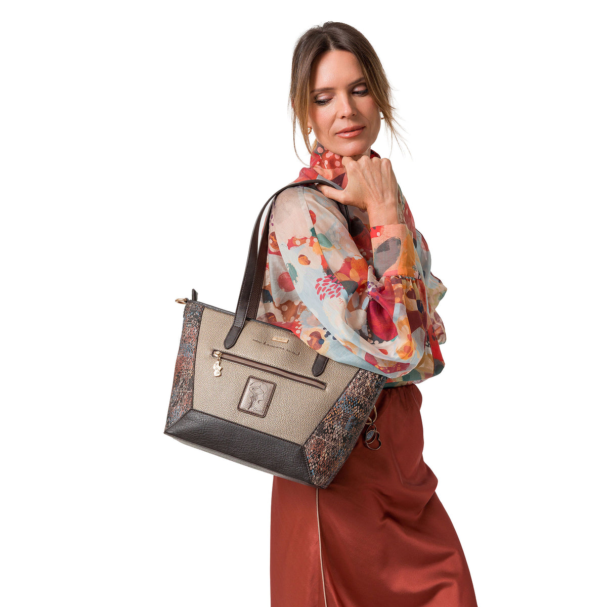 ANEKKE Borsa Shopper Blossom