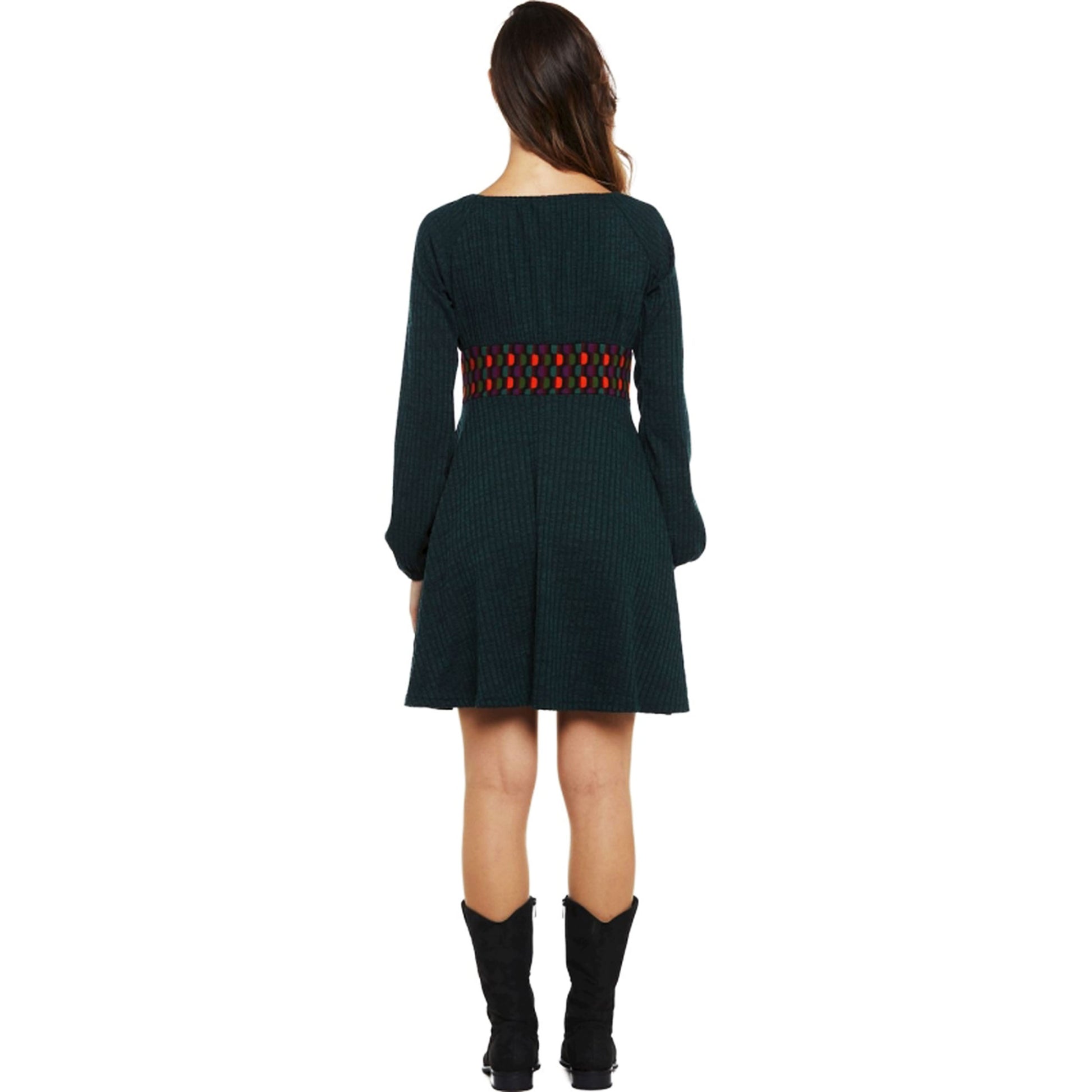 BABA Design - Abito corto ART ON WALL linea godet-Baba design-VIALESCARPE