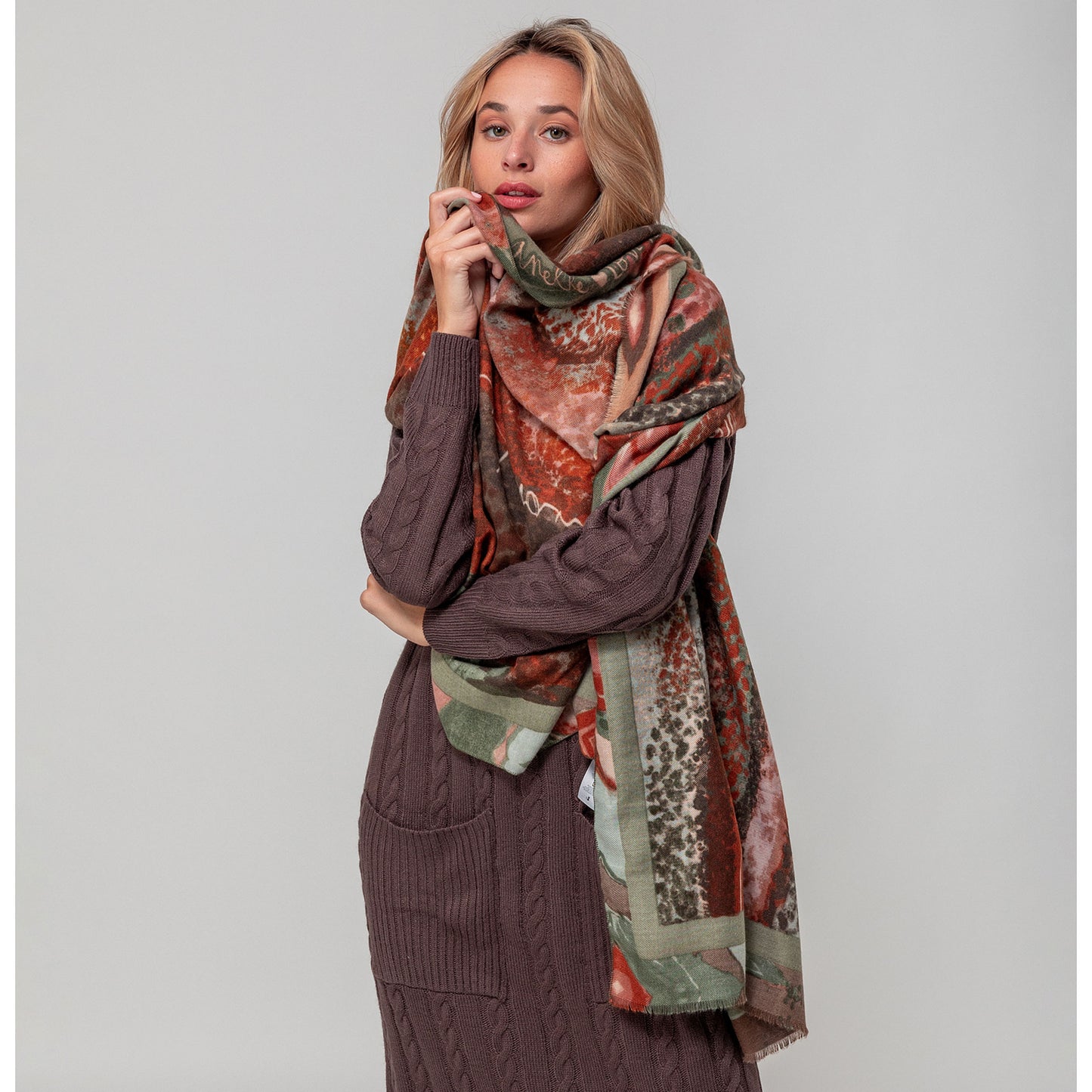 Pashmina multicolore