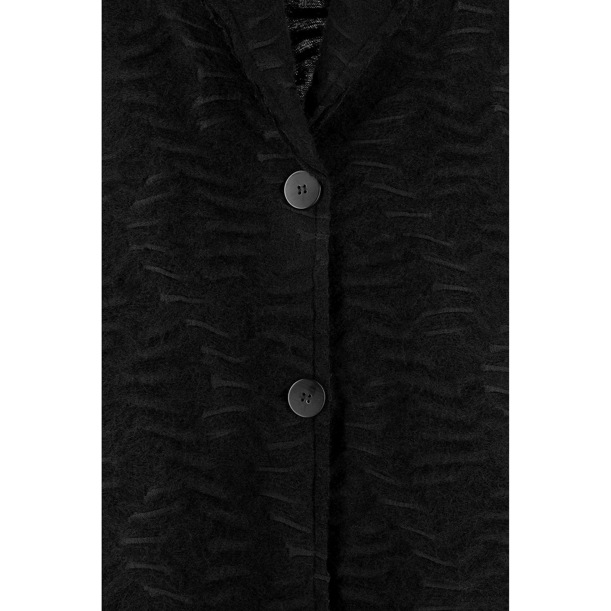 KARAKORUM Cappotto Genny nero in misto lana