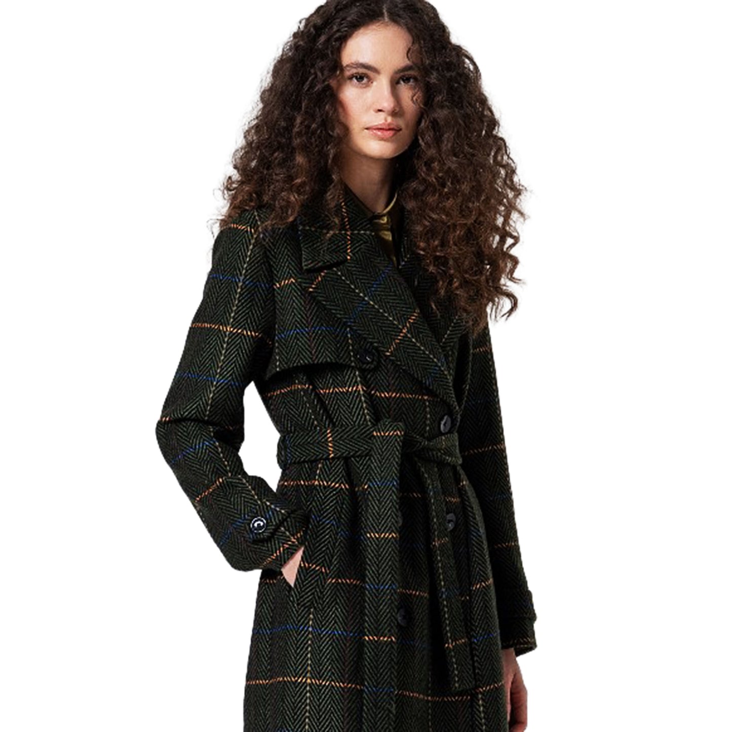 SURKANA - Cappotto a quadri-SURKANA-VIALESCARPE