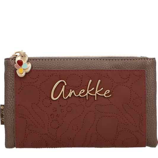 ANEKKE Portafoglio Rigido Medio RFID Blossom