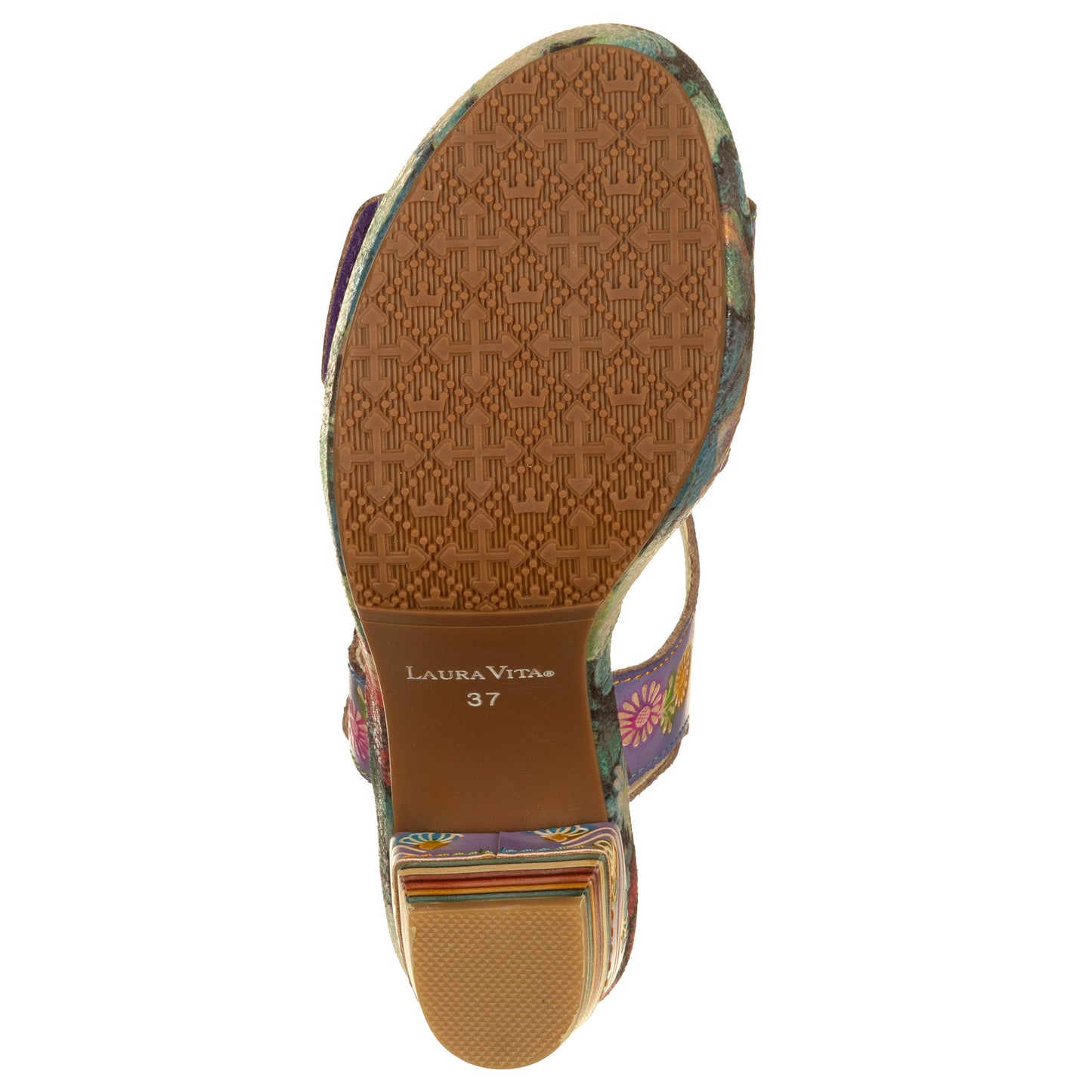LAURA VITA - Sandali NELLAO tacco colorato, cinturini a strappo