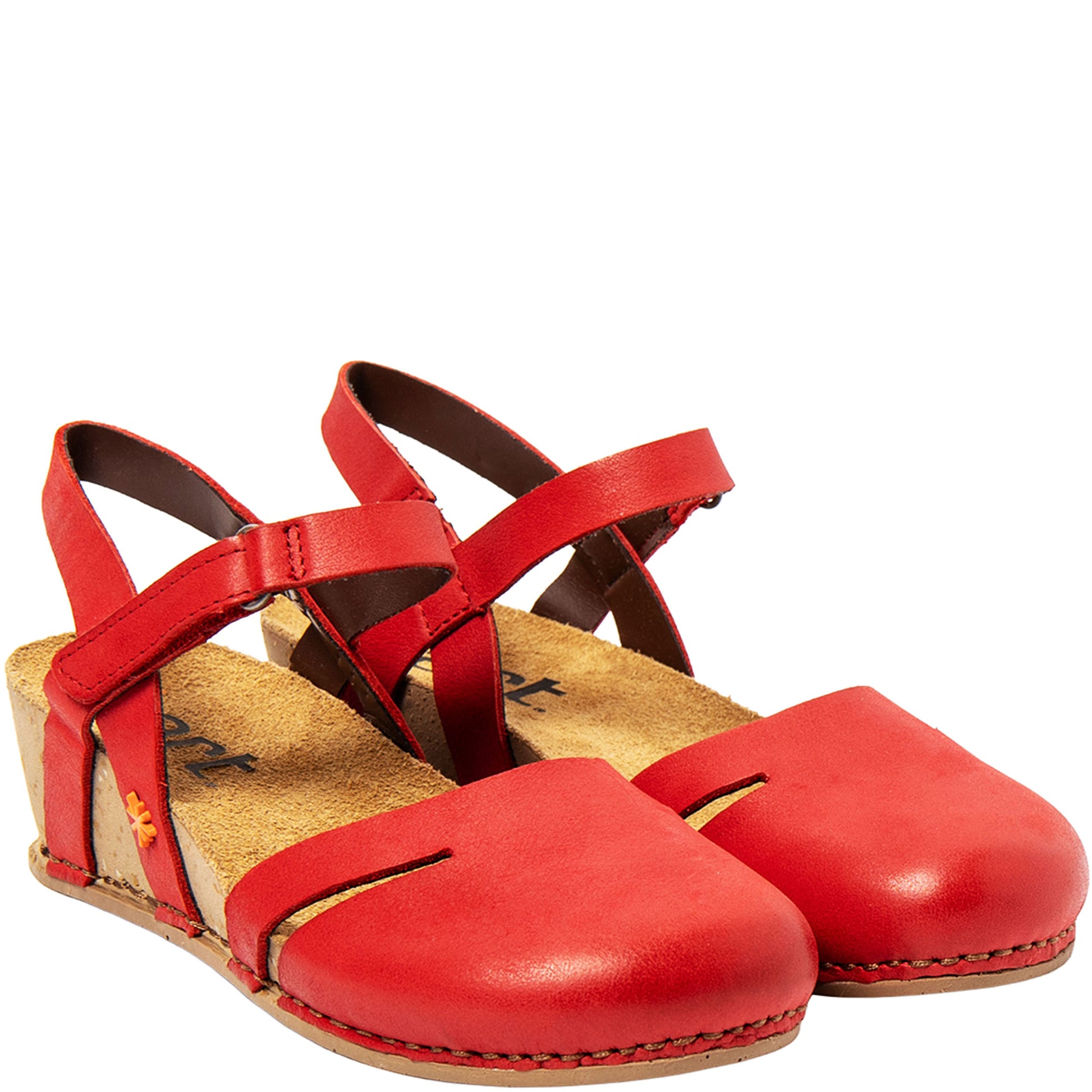 ART Slingback I LIVE - Pelle Nappata Rosso-ART®-VIALESCARPE