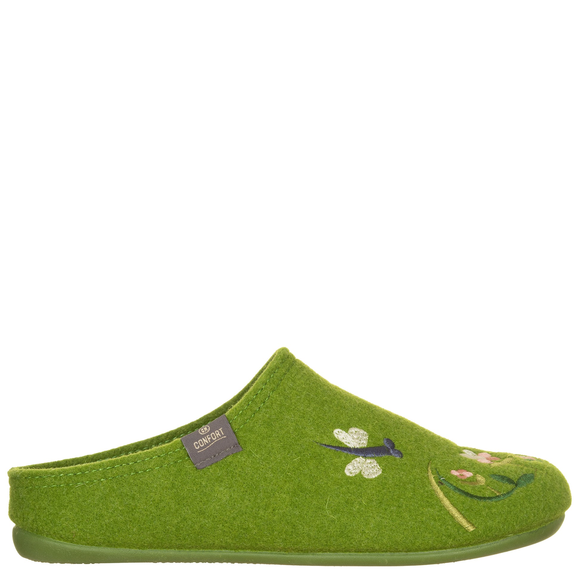 CONFORT - Ciabtte feltro con fiori-CALZAMUR-VIALESCARPE