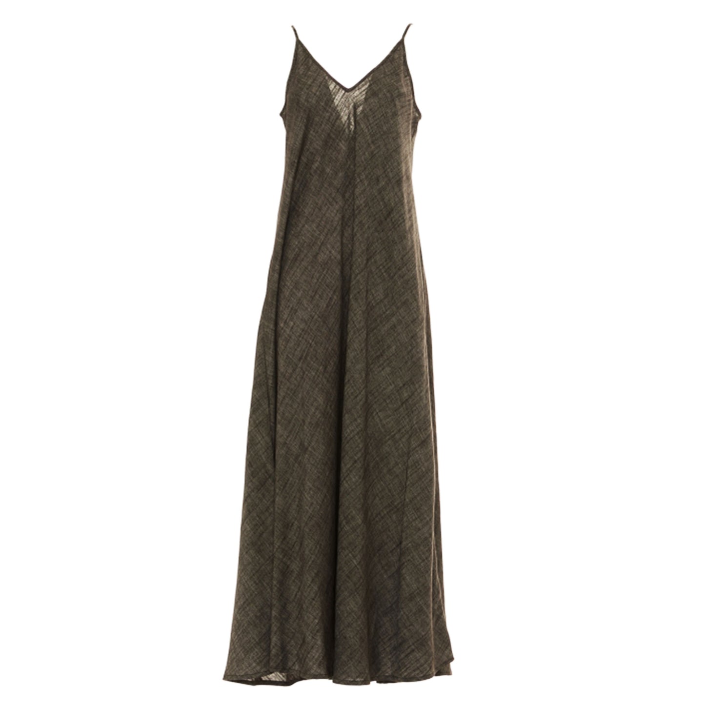 BABA DESIGN - Abito lungo Crinkle Sunbeam