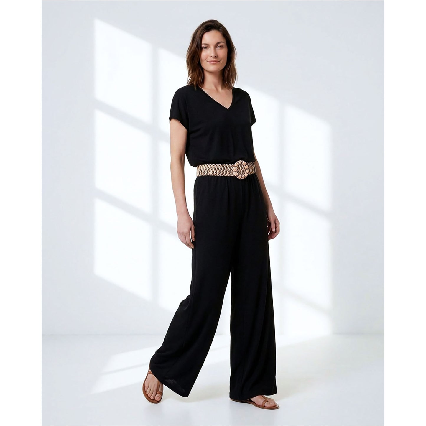 SURKANA Pantaloni Larghi Nero-SURKANA-VIALESCARPE