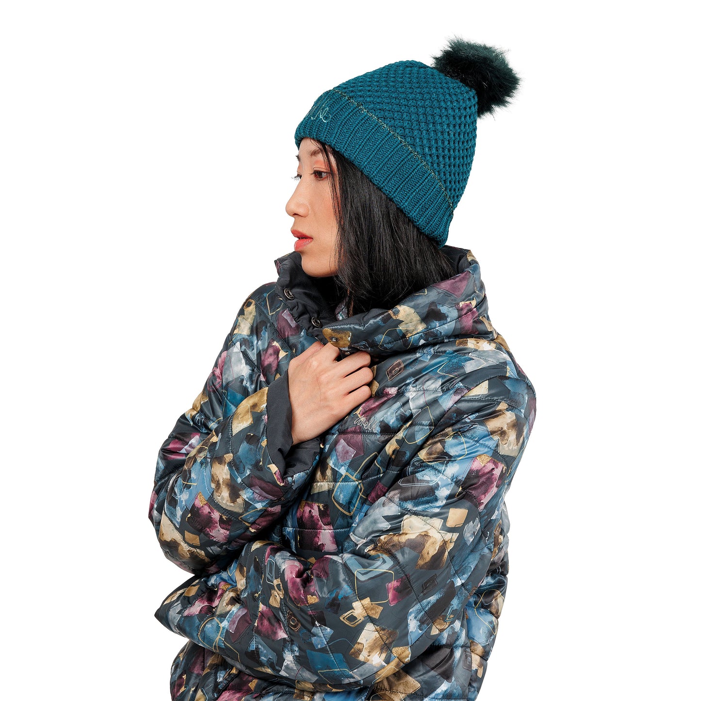 ANEKKE - Berretto in maglia con pon-pon