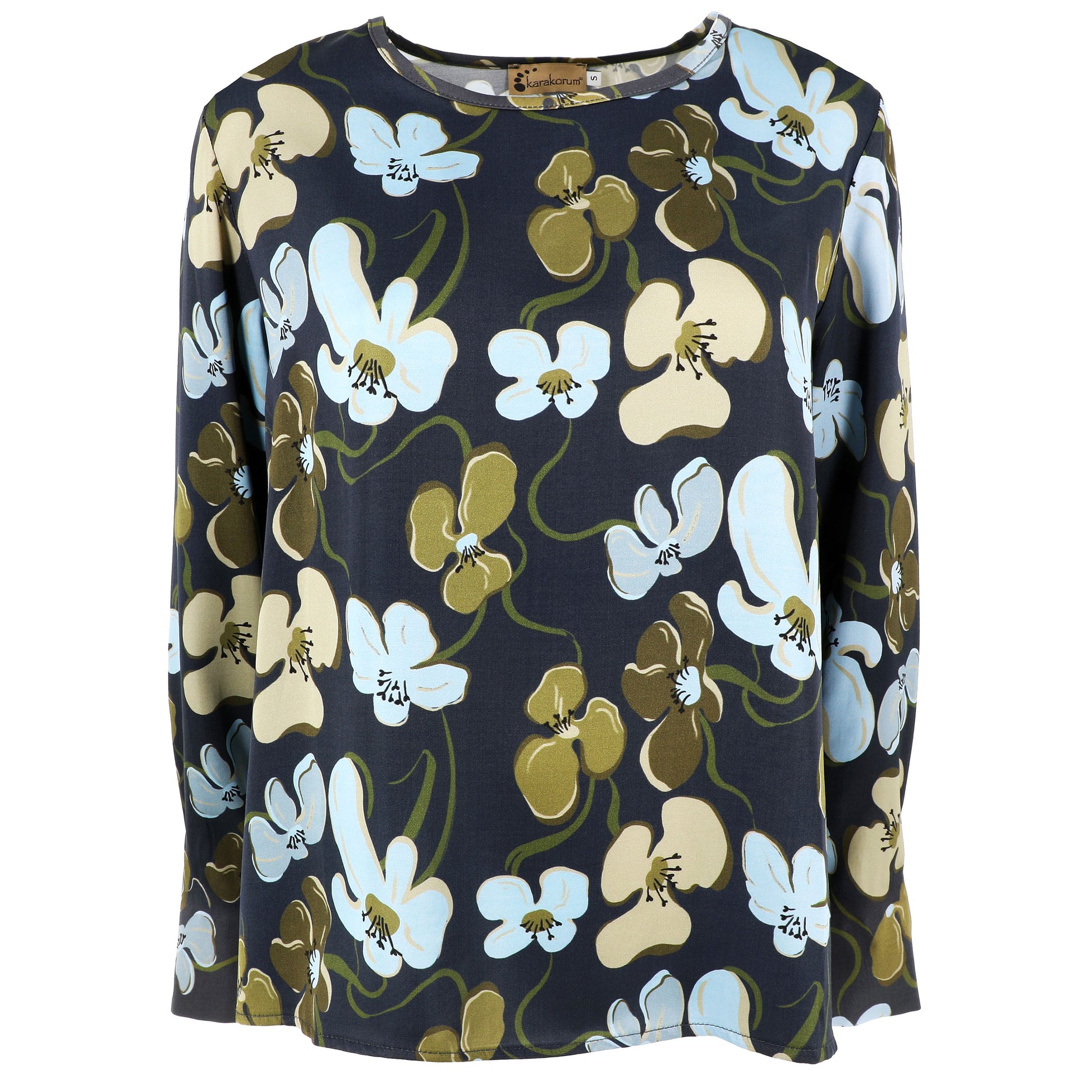 KARAKORUM Blusa Valentina Verde-KARAKORUM-VIALESCARPE