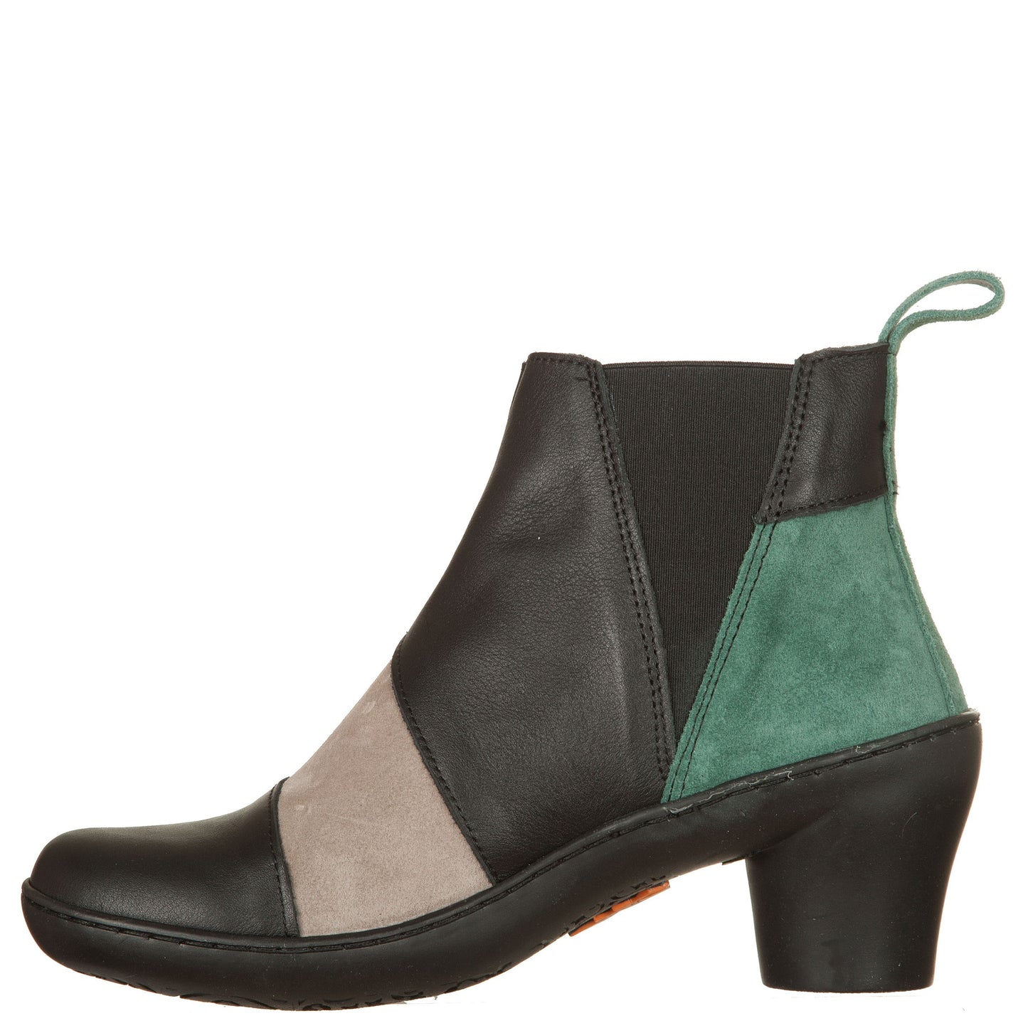 Ankle boots nero e multi