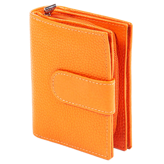 Portafoglio Medio Reuse Multi Quadrato Arancio