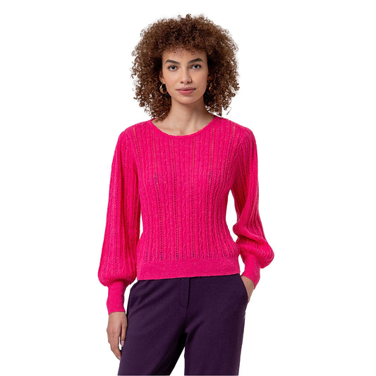 SURKANA Maglione Trafporato in Maglia Cherry