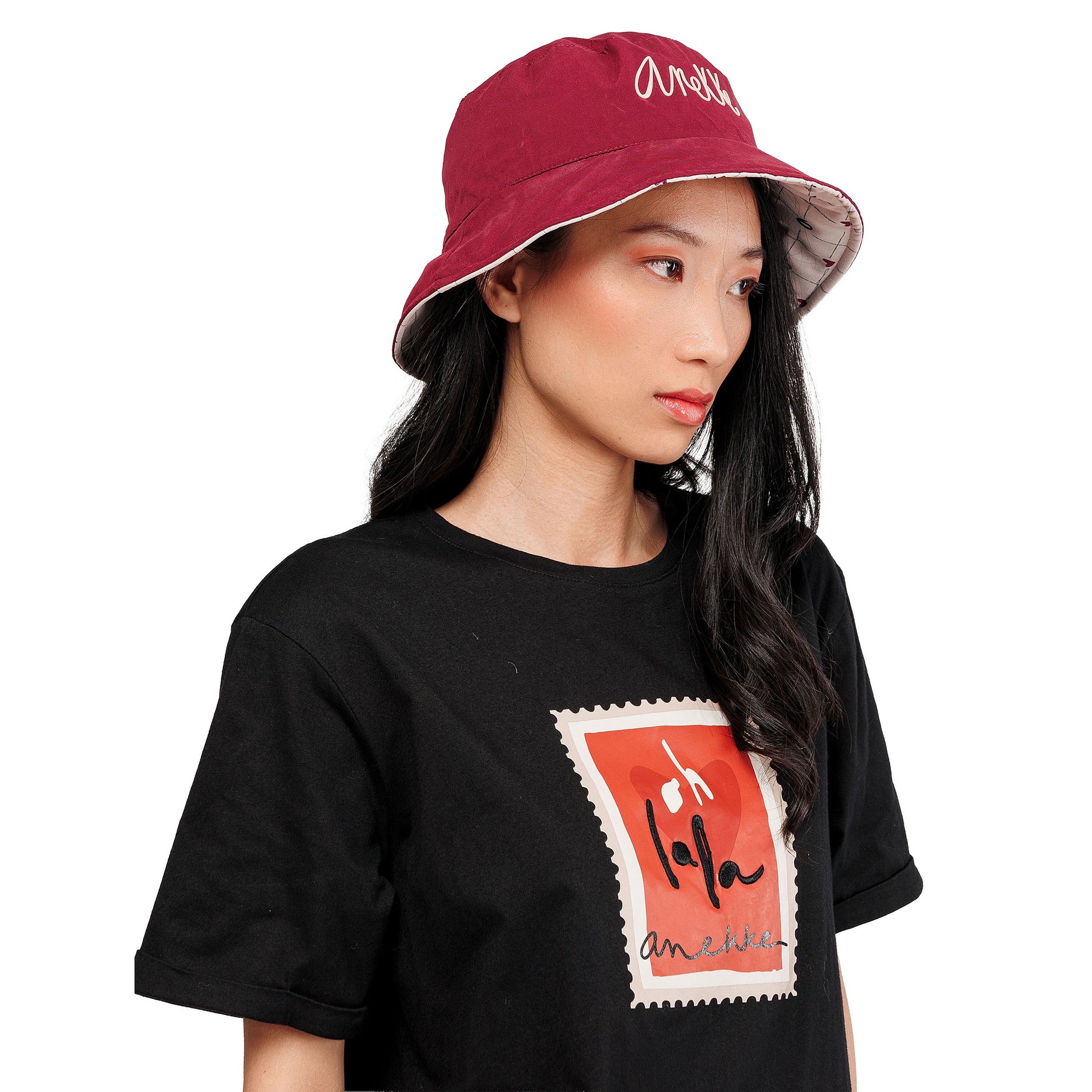 ANEKKE - Cappello pescatore double face bordò-ANEKKE-VIALESCARPE