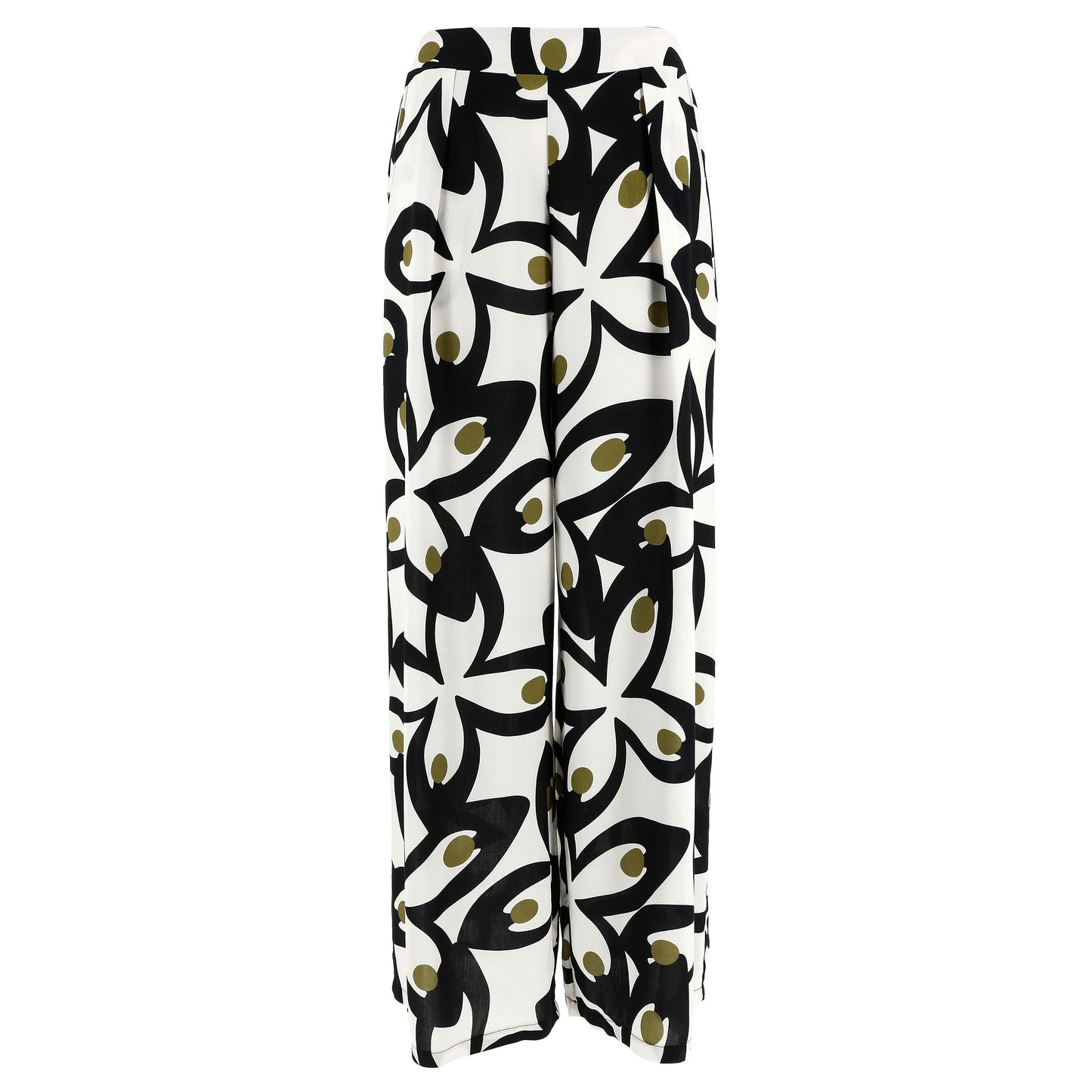 KARAKORUM Pantaloni FIAMMA Panna e Nero-KARAKORUM-VIALESCARPE
