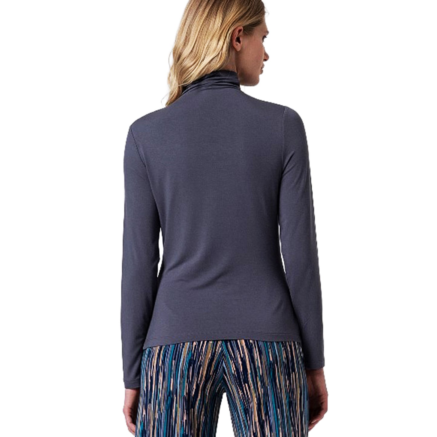 SURKANA - T-shirt dolcevita in viscosa di bambù-SURKANA-VIALESCARPE