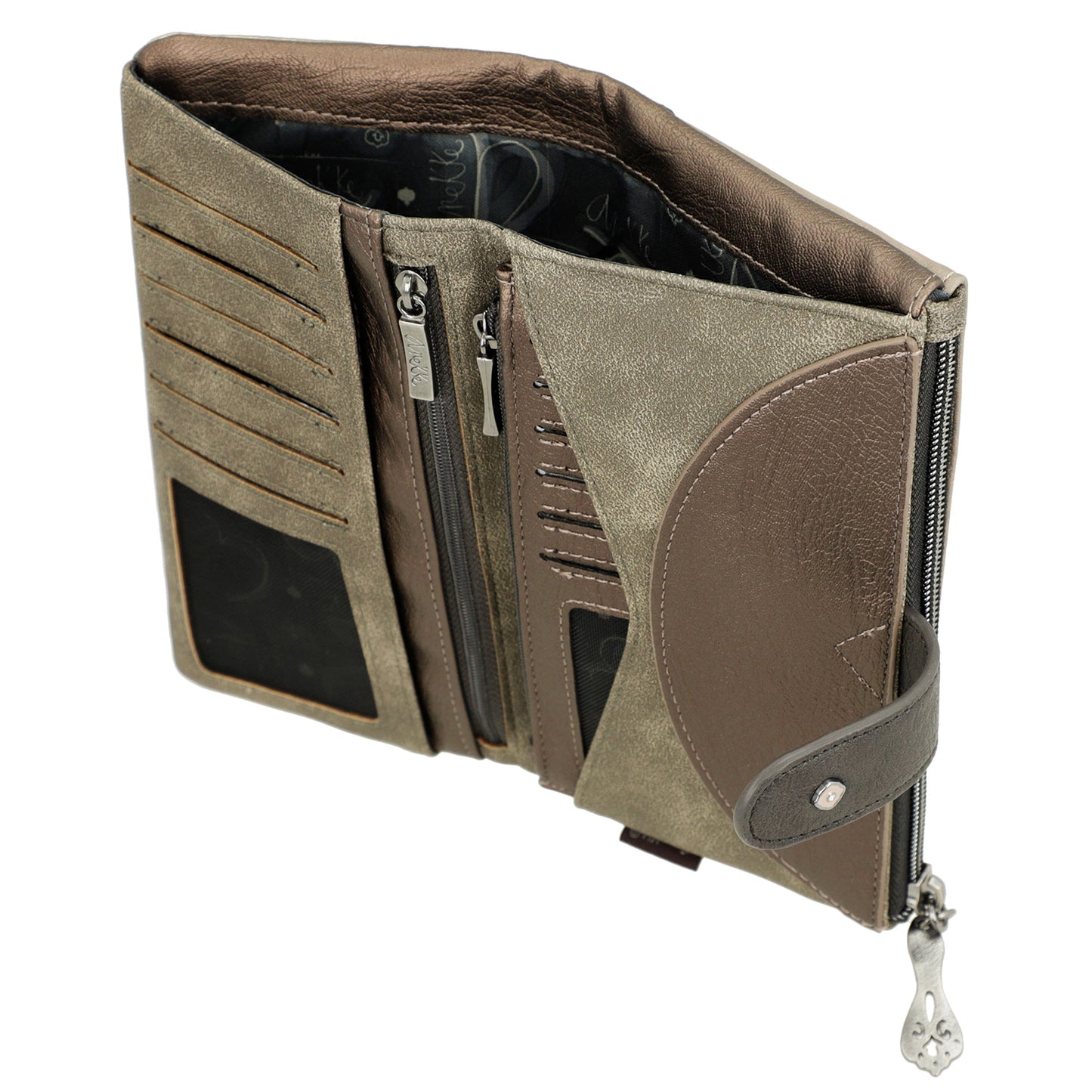 ANEKKE - Portafogli grande flessibile RFID Real-ANEKKE-VIALESCARPE