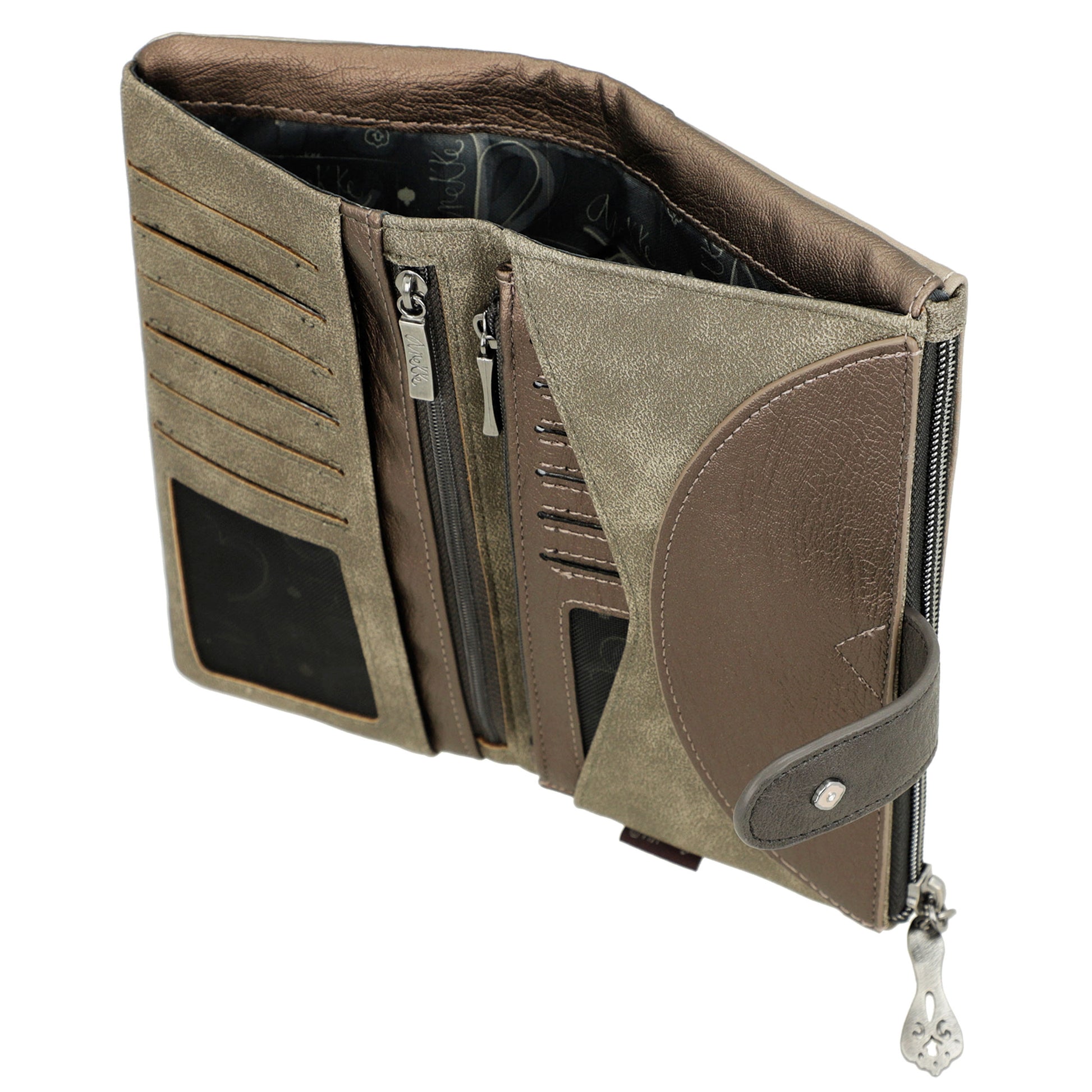 ANEKKE - Portafogli grande flessibile RFID Real-ANEKKE-VIALESCARPE