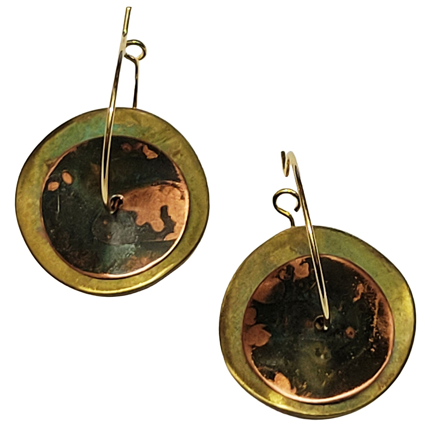 HOIKO Orecchini in rame e ottone Doppia Lamina 03