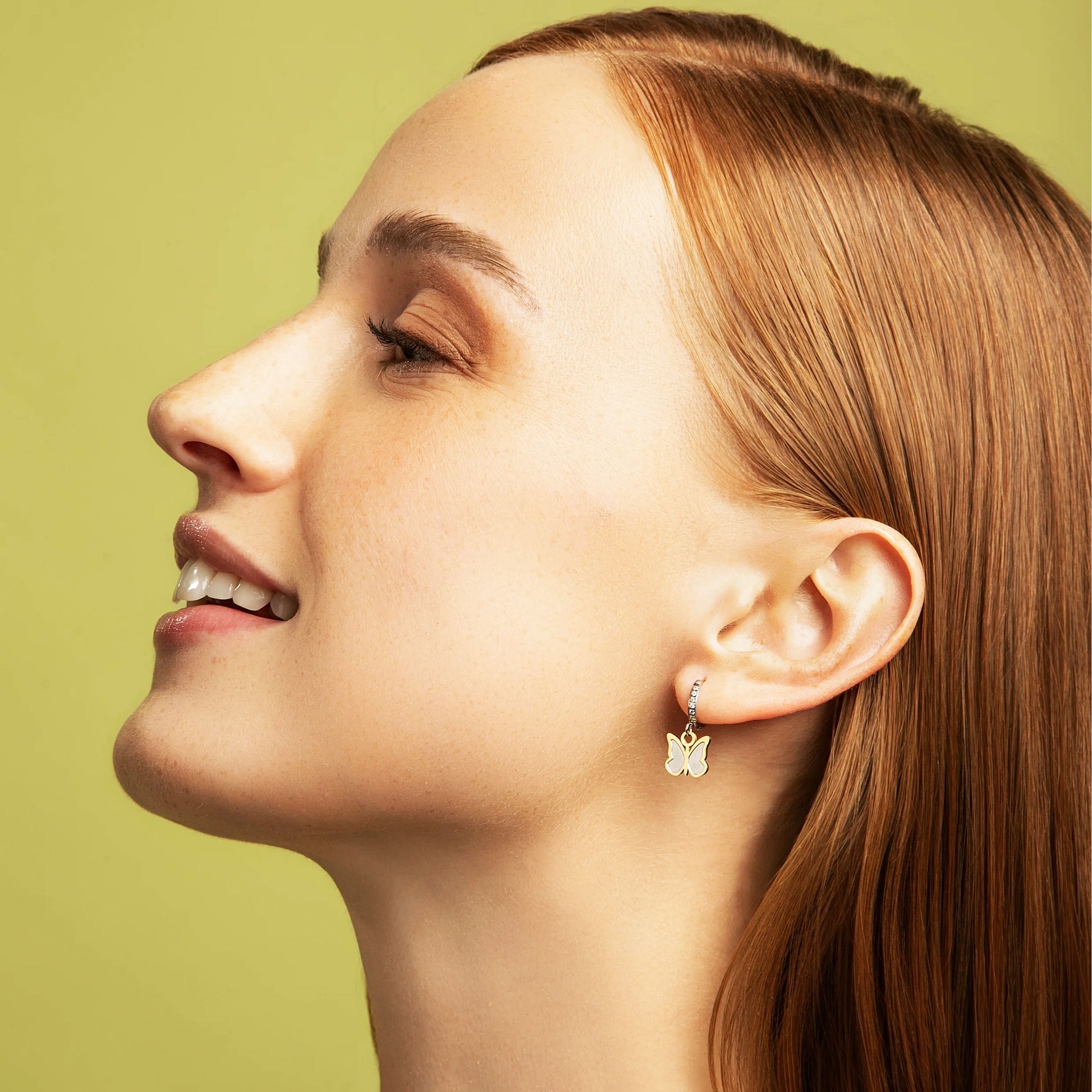 MAD TEA - Orecchini anelle Farfalla del sorriso-MAD TEA-VIALESCARPE