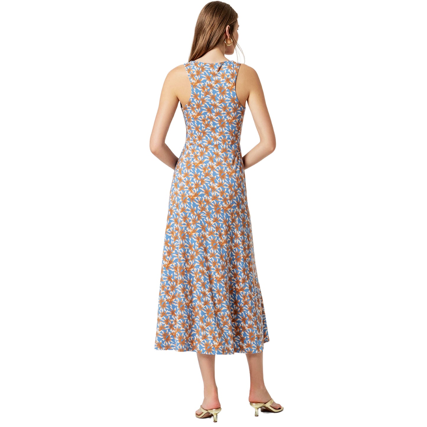 SURKANA Vestito a spalline con drappeggio sul petto Polvere-SURKANA-VIALESCARPE