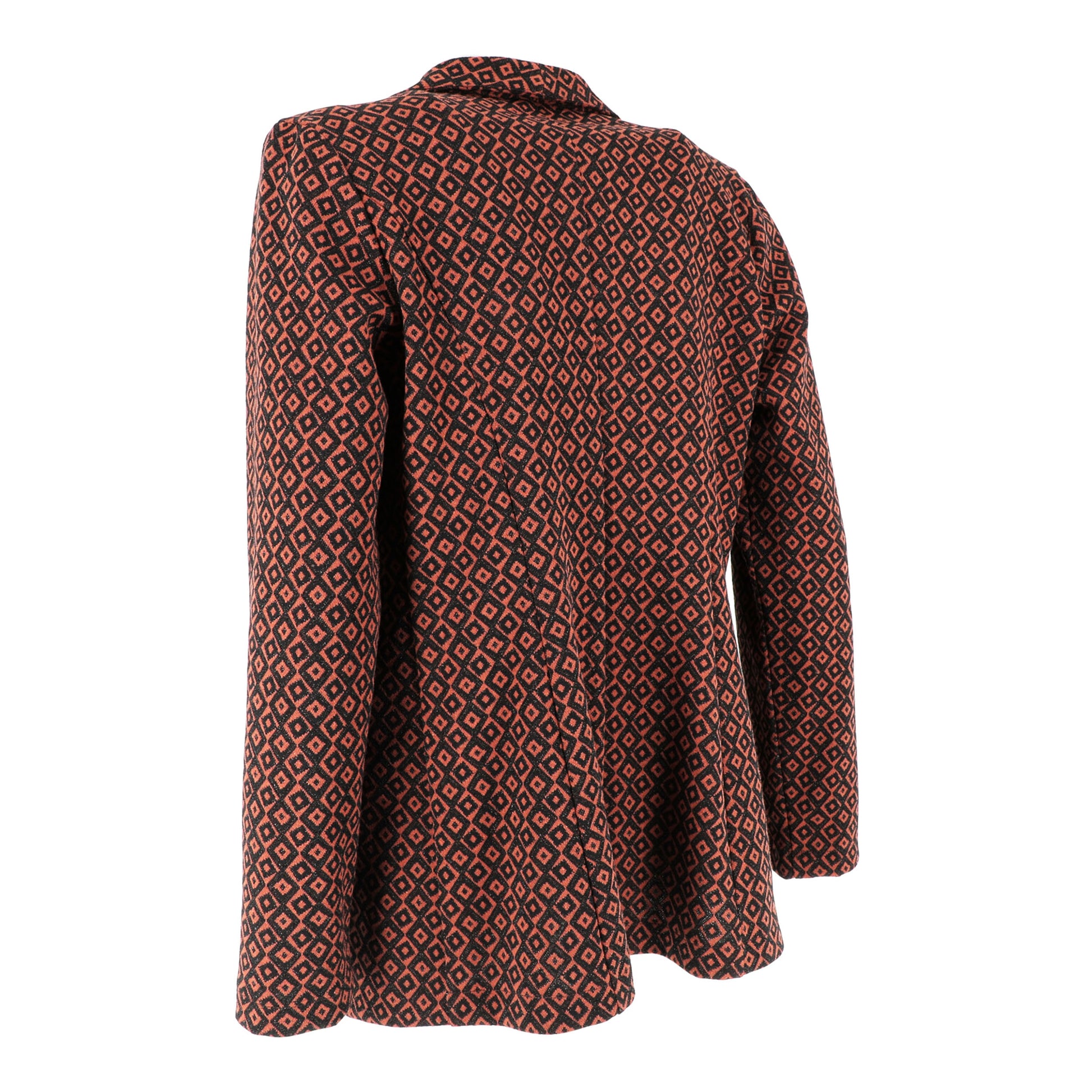 KARAKORUM Giacca Romina Ruggine e Nero-KARAKORUM-VIALESCARPE