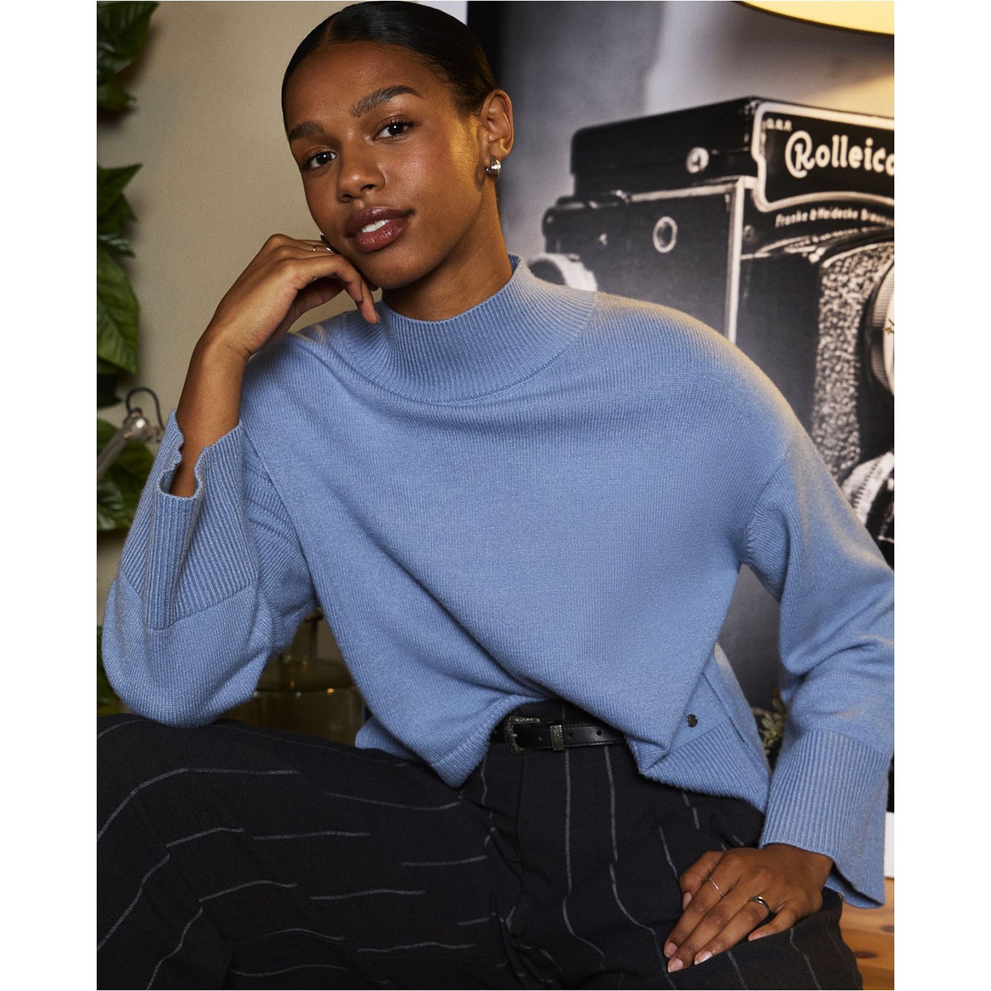 SURKANA - Maglione a collo alto e maniche ampie-SURKANA-VIALESCARPE