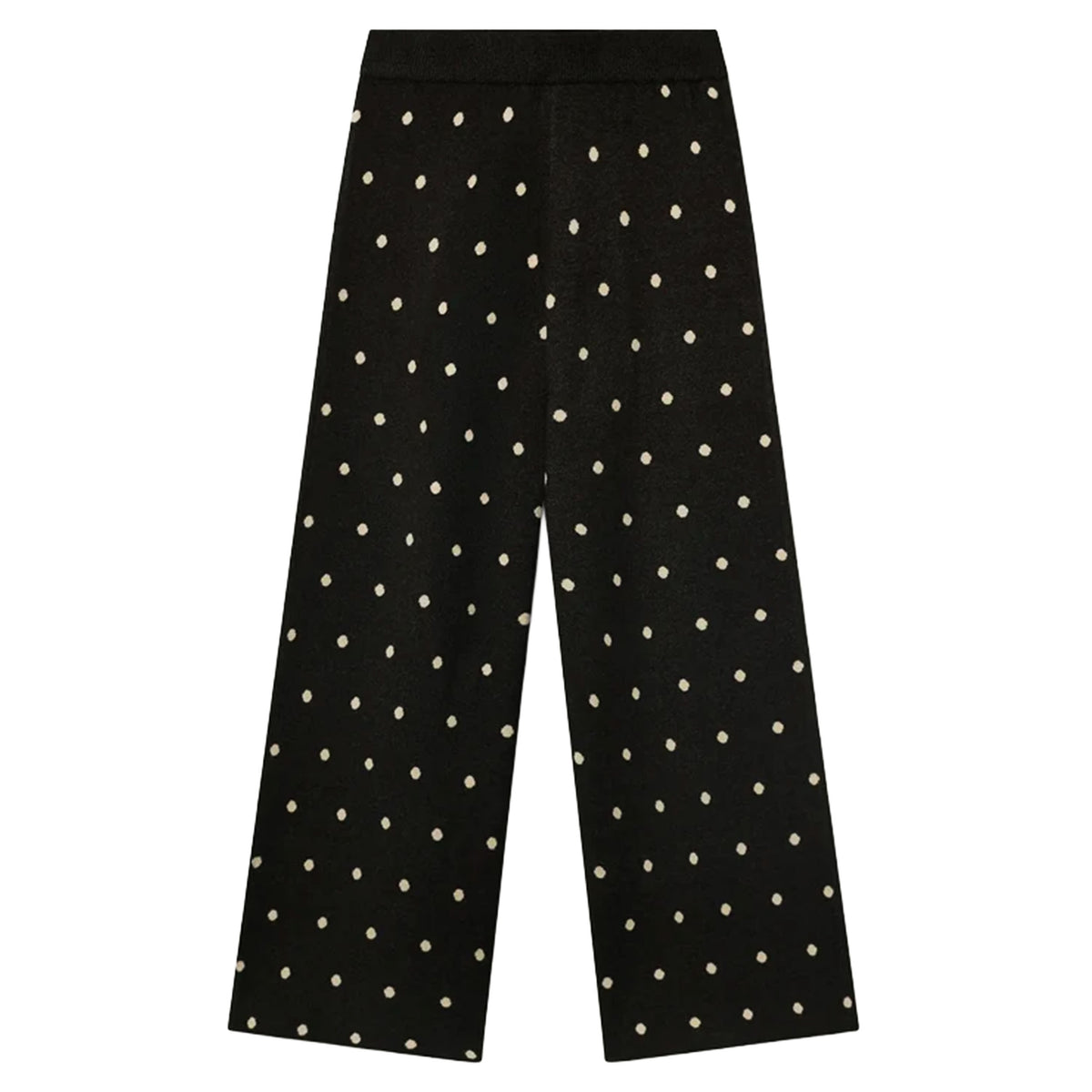 COMPAÑÍA FANTÁSTICA Pantaloni grigio antracite a pois
