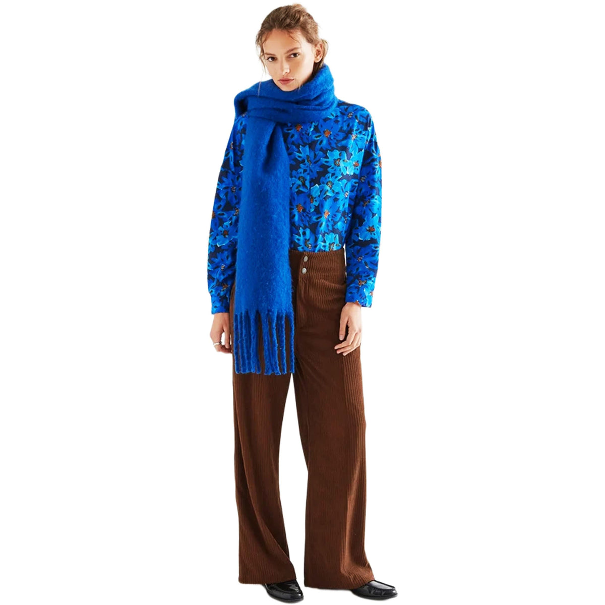 COMPAÑÍA FANTÁSTICA Camicia con stampa Clematis