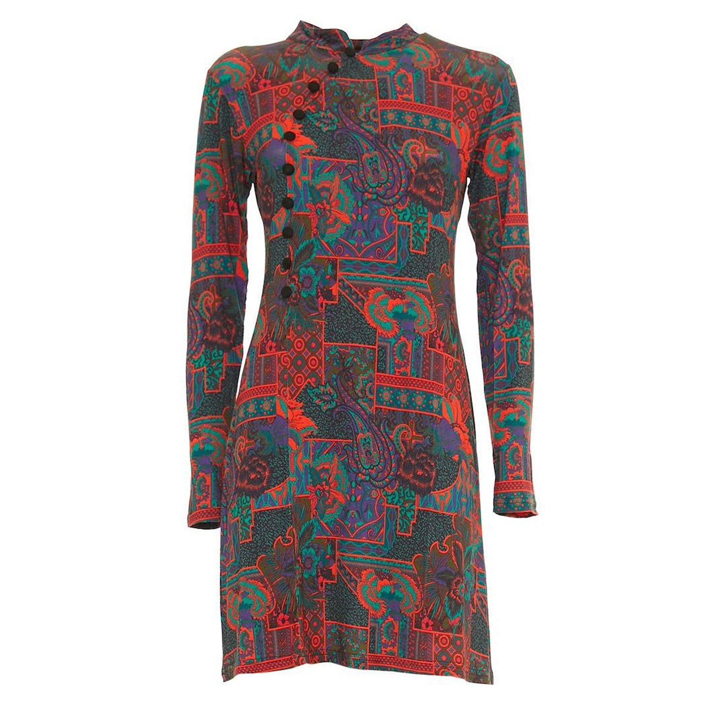 BABA Design - Vestito aderente con bottoni-Baba design-VIALESCARPE