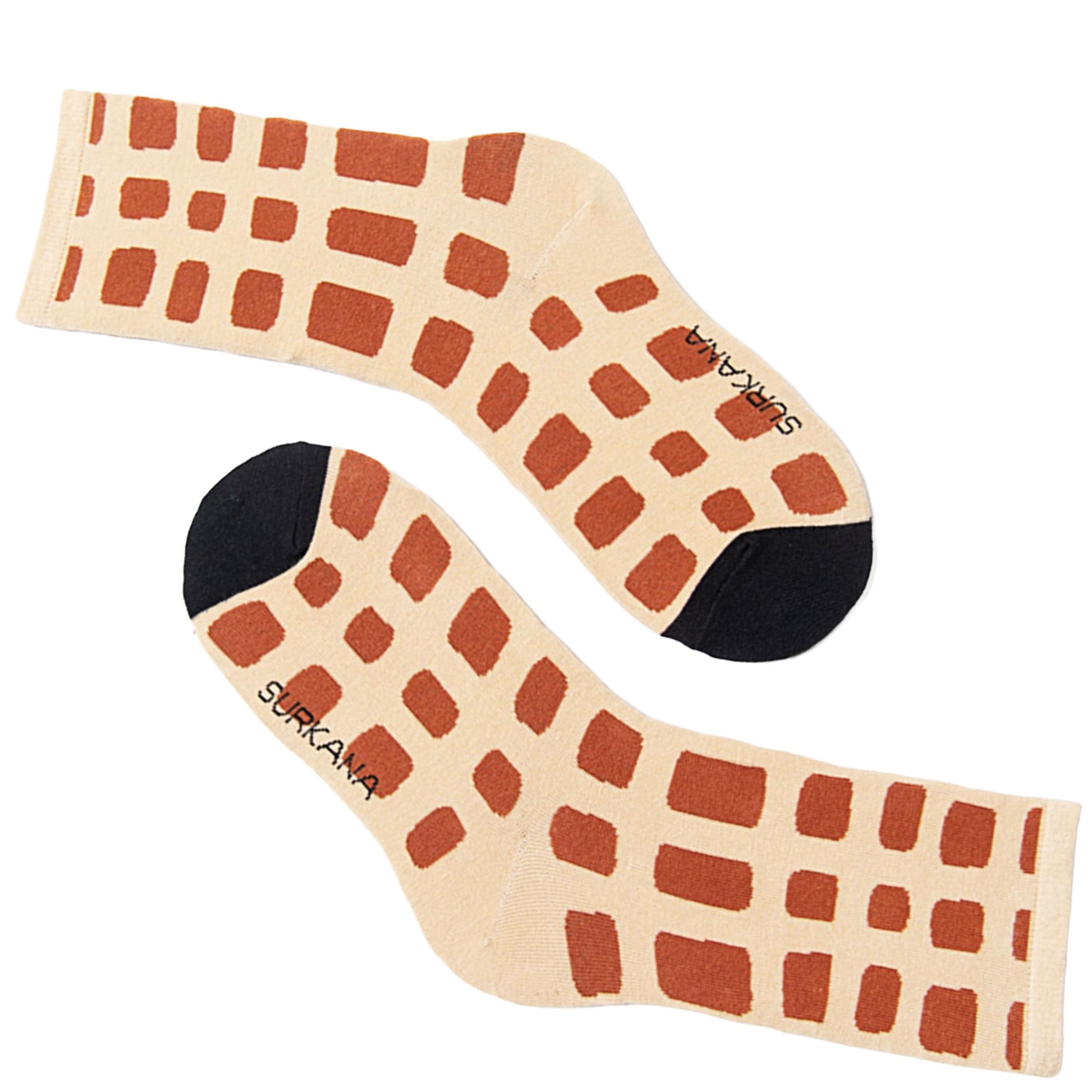 SURKANA - Calze medie jacquard stampate-SURKANA-VIALESCARPE