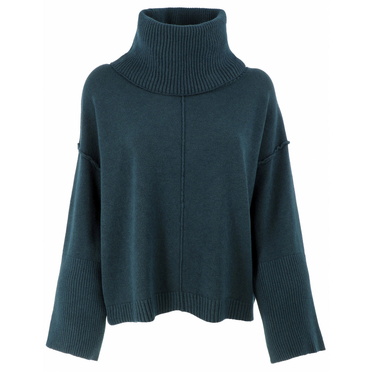 KARAKORUM Maglia Jacqueline ottanio con collo staccabile