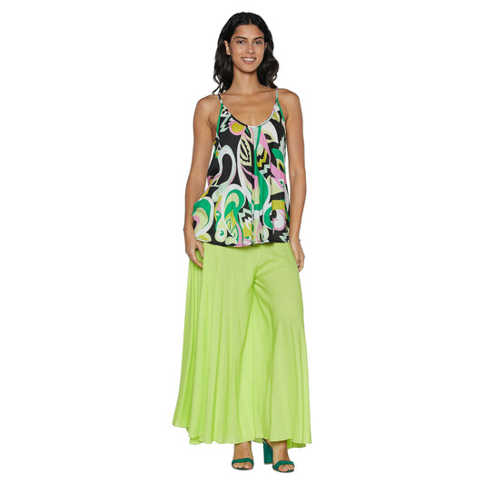 BABA DESIGN Top GREEN NECTAR Multicolor