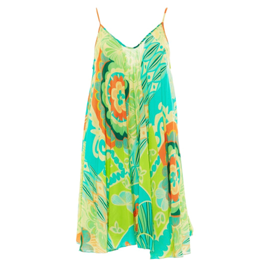 BABA DESIGN - Abito corto MYSTIC LAGOON