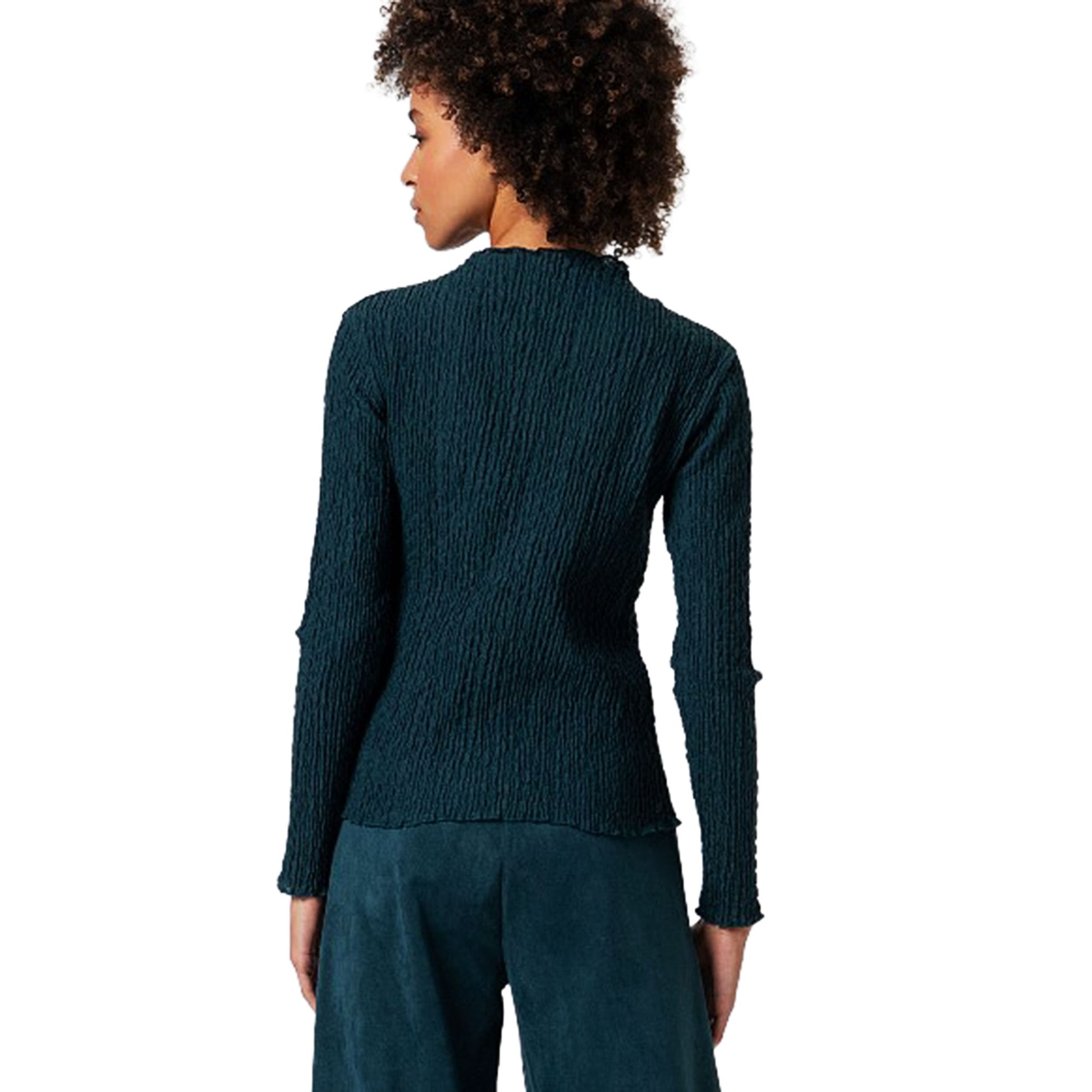 SURKANA - Maglietta a collo alto testurizzata-SURKANA-VIALESCARPE