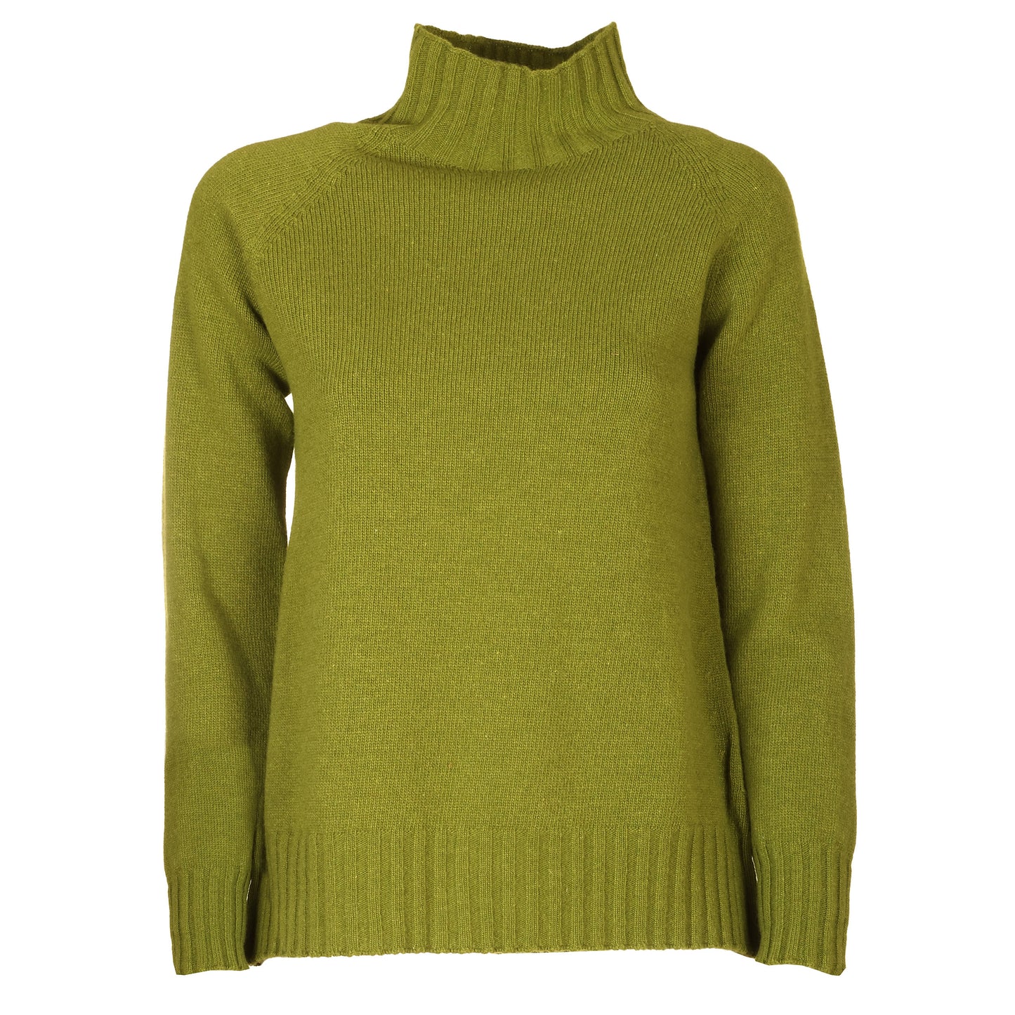 Maglia collo lupetto misto cashmere