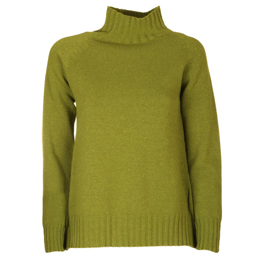 Maglia collo lupetto misto cashmere