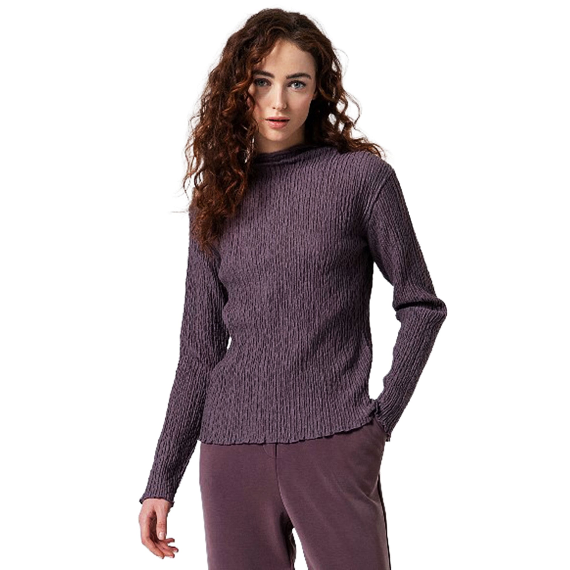 SURKANA - Maglietta a collo alto testurizzata-SURKANA-VIALESCARPE