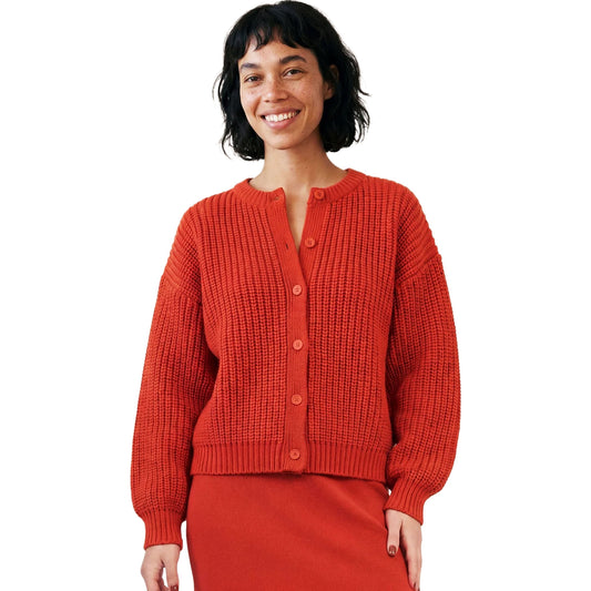 PEPALOVES Cardigan Rebeca Canalé Rosso