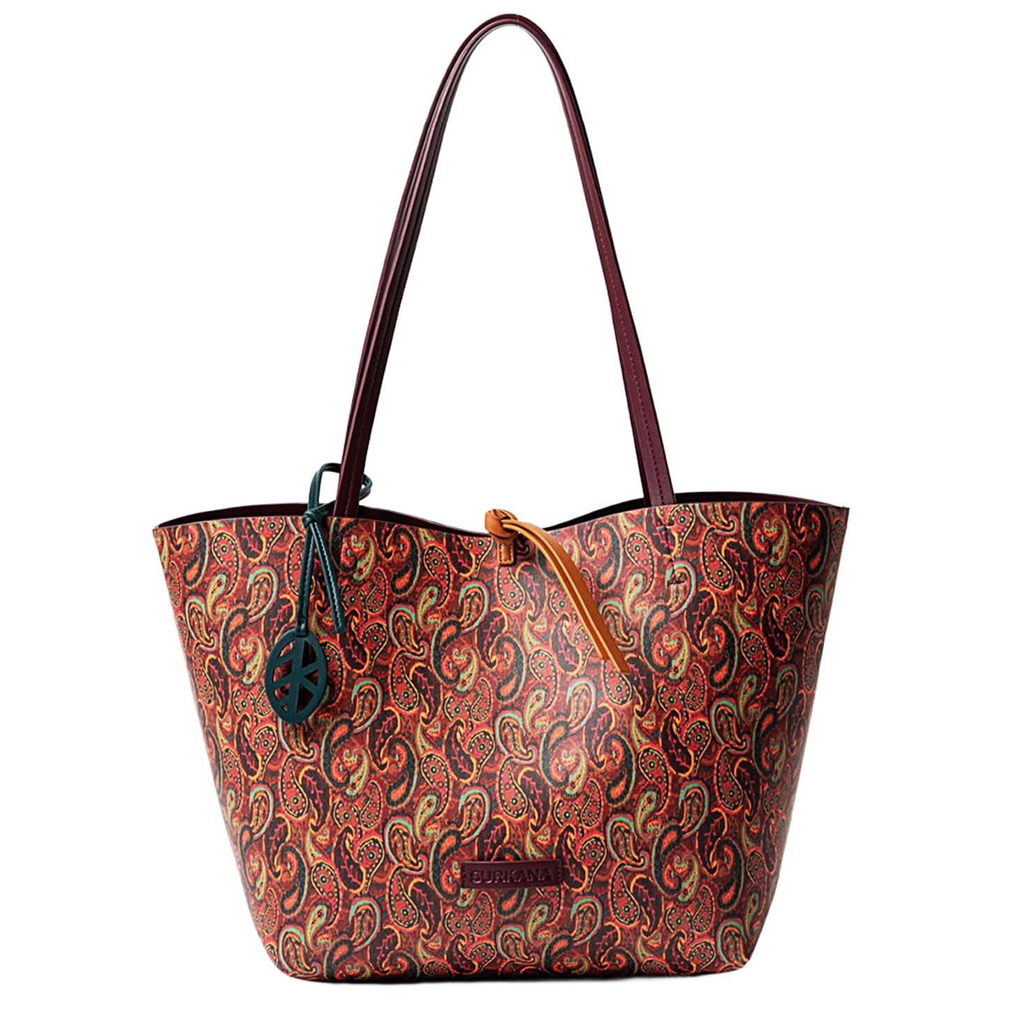 SURKANA - Shopper reversibile con borsa interna per articoli Bordeaux-SURKANA-VIALESCARPE