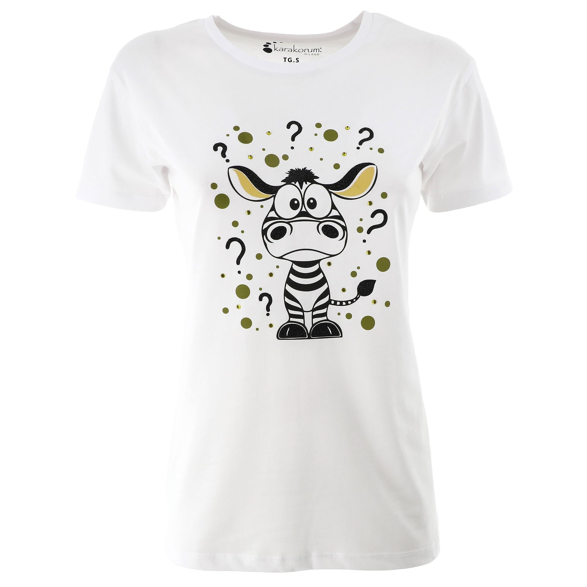 KARAKORUM T-Shirt THELMA Bianco-KARAKORUM-VIALESCARPE