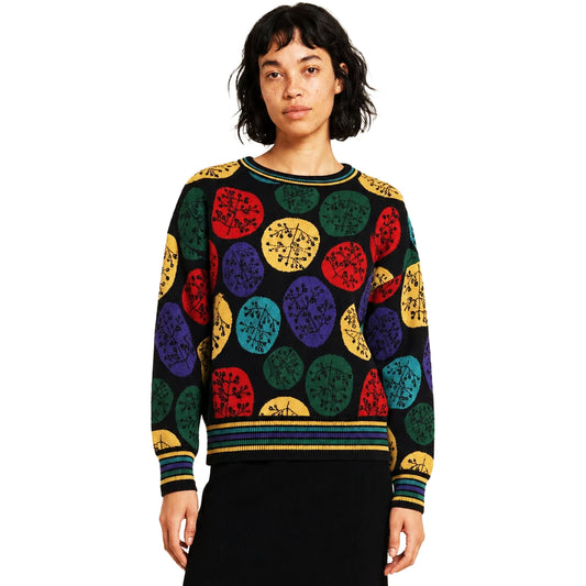 PEPALOVES Maglia Jersey Dots Nero Multicolor