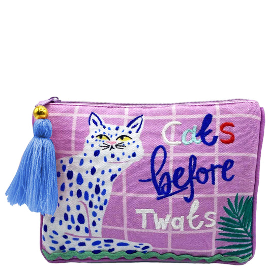 HOUSE OF DISASTER - Catnip 'Cats Before Twats' Purse