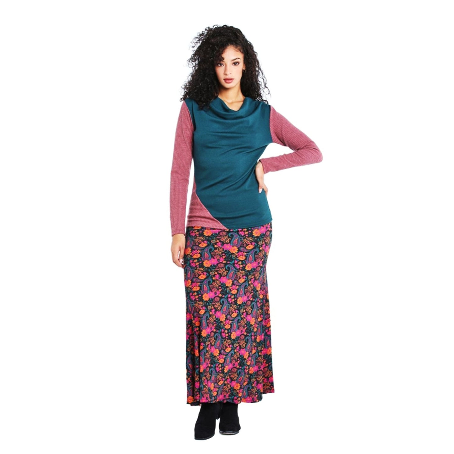 BABA Design - Gonnellone AUTUMN PAISLEY-Baba design-VIALESCARPE