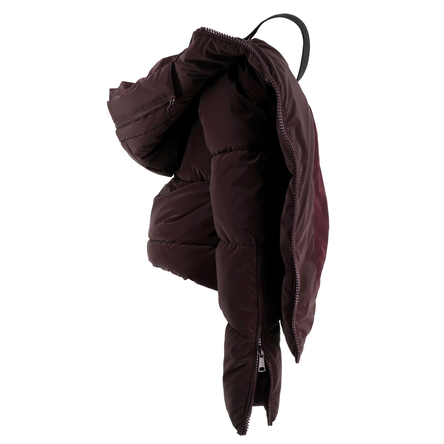 KARAKORUM Piumino Nadine Bordò effetto vellutato